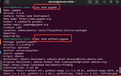 Pygame installation on Ubuntu 22.04 or 20.04 Linux - Linux Shout