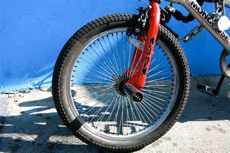 Bicycle Spokes on Bicycle Wheel Stock Image - Image of component, chain ...