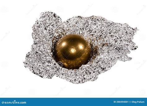 Bent Metal Isolated on White Background Stock Image - Image of design ...