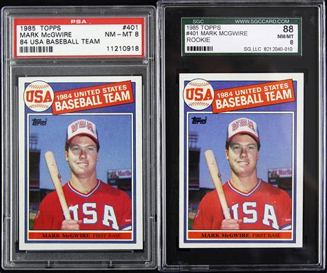 Lot Detail - 1985 Mark McGwire Rookie Card Lot (2)