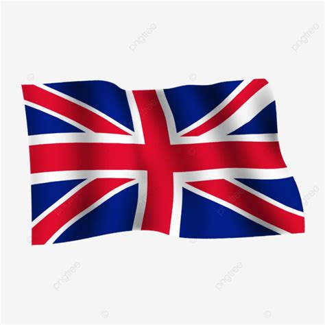 United Kingdom Waving Flag On Transparent Background, United Kingdom Flag, Waving Flag, Flag ...