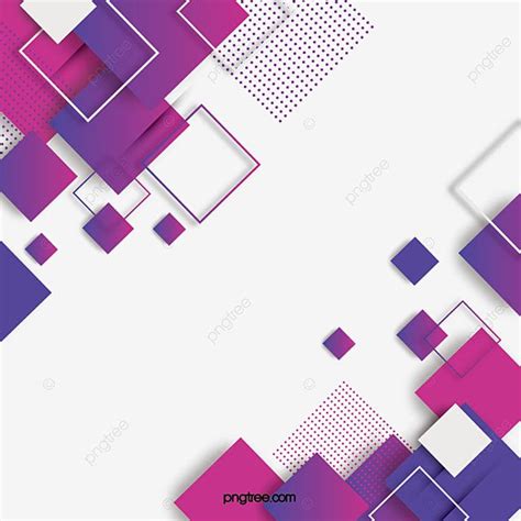 Geometric Solids Clipart Vector, Purple Solid Square Geometric ...