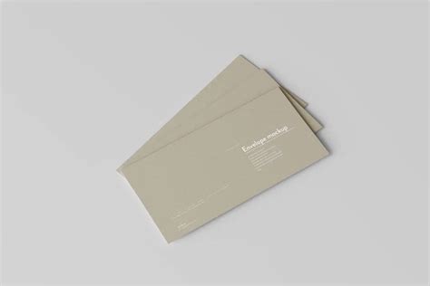 Corporate Envelope Mockup - Mockup Free