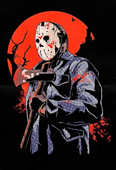 Friday The 13th: Jason Voorhees Custom Poster Fan Art NEW | Etsy