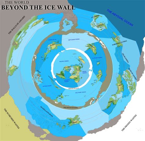 Flat Earth Map Ice Wall - When Do We Spring Forward In 2024