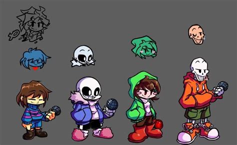 Fnf undertale au | Horror sans, Friday night, Art base