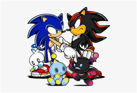 [1]shadow And Sonic In Sonic Adventure 2, Along With - Sonic Adventure 2 Sonic And Shadow ...