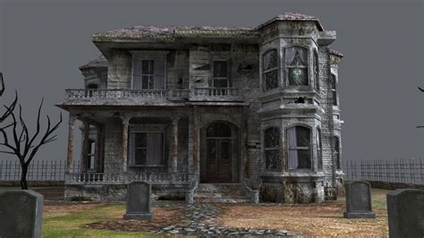 Haunted house model - TurboSquid 1352363