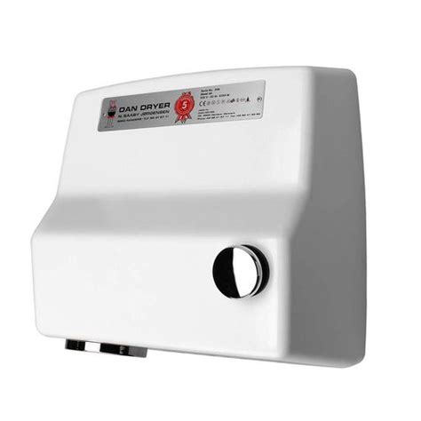 Push-button hand dryer - AA - DAN DRYER A/S - wall-mounted / aluminum