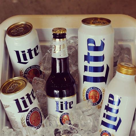 Miller Lite Ad Lite Beer, Coors Light Beer Can, Drink Bottles, Vodka Bottle, Miller Lite, Drinks ...