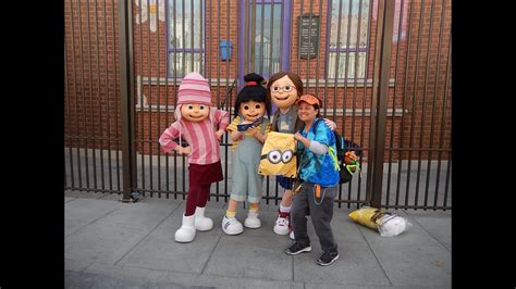 V#32 HSKY Meet Despicable Me Girls-Margo, Edith, Agnes, Minions ...