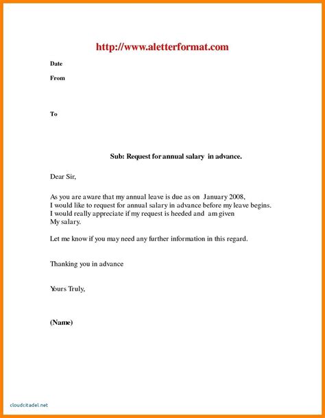 Annual Vacation Leave Letter Sample Collection - Letter Template Collection