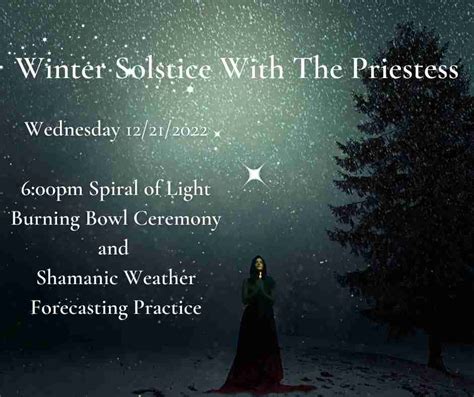 Winter Solstice Ceremony - Open Hearts Sanctuary & Crystal Boutique