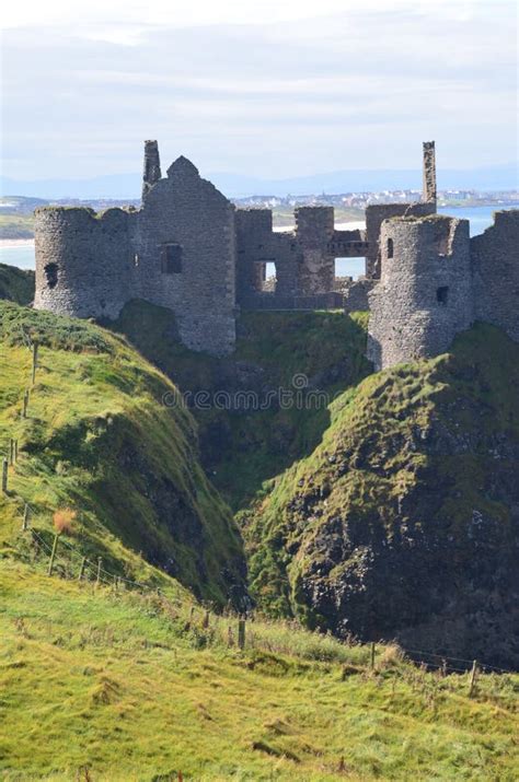 Dunluce Castle stock image. Image of kitchen, antrim - 45520291