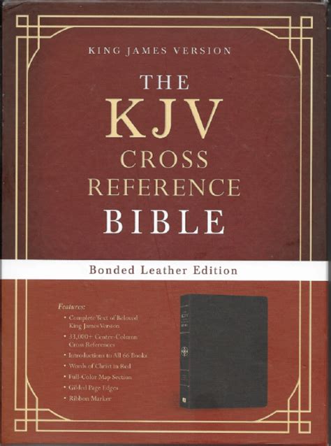 KJV CROSS REFERENCE BIBLE Bonded Leather Edition