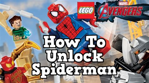 LEGO MARVEL Avengers How To Unlock Spiderman & Character Gameplay - YouTube