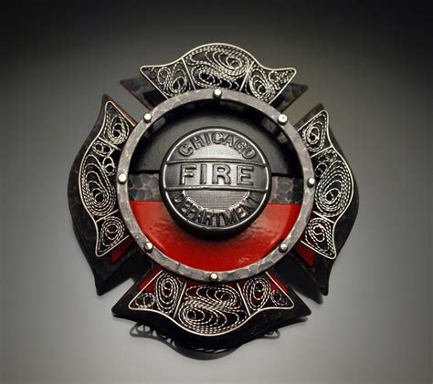 Chicago Fire Department Badges – Meghann Sottile | METALSMITH + MAKER