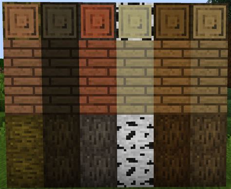 First time making wood textures, they're for my texture pack. What do you guys think? Any tips ...