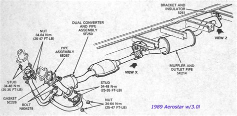 2003 Ford f150 exhaust system diagram