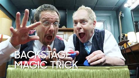 Backstage Magic Trick by Penn and Teller