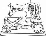 Sewing Machine Coloring Page 3192  The Best Porn Website sketch template