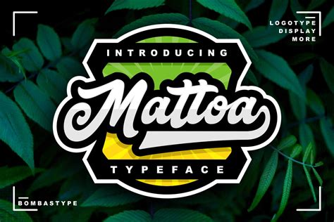 Mattoa Sports Script Font Free Download - Creativetacos