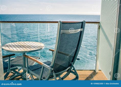 Cruise Ship Deck or Balcony on Trip To Alaska Stock Photo - Image of ...