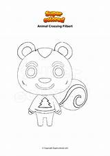 Crossing Animal Coloring Pages Nook Tom Colouring Google Search  sketch template