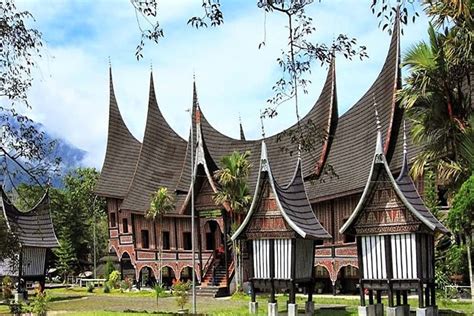 Gambar Rumah Adat Minangkabau Untuk Diwarnai - IMAGESEE