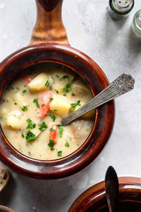 Vegan Potato Soup | Food Faith Fitness