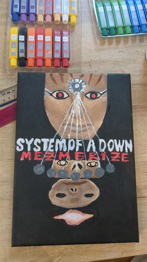 I painted the mezmerize album cover : r/systemofadown