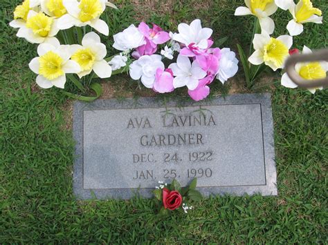 Ava Gardner's Grave | Ava Gardner's resting place in Smithfi… | Flickr