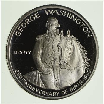 1982 George Washington Commemorative Silver Half Dollar - 90% - Coin ...