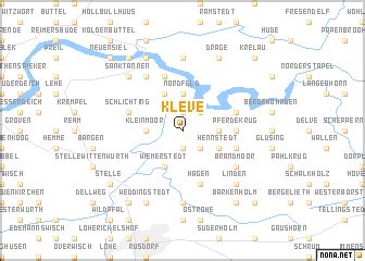 Kleve (Germany) map - nona.net