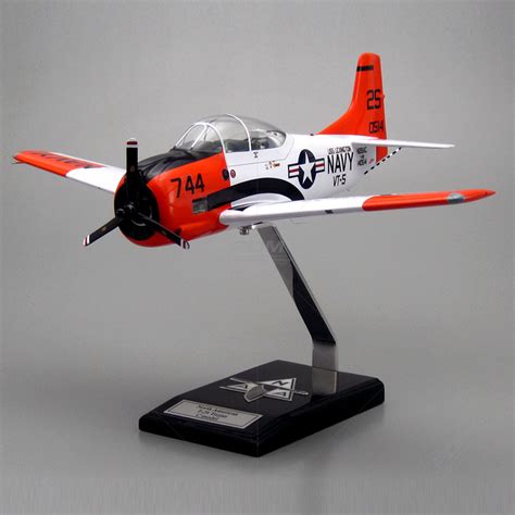 North American T-28 Trojan Scale Model Plane | Factory Direct Models