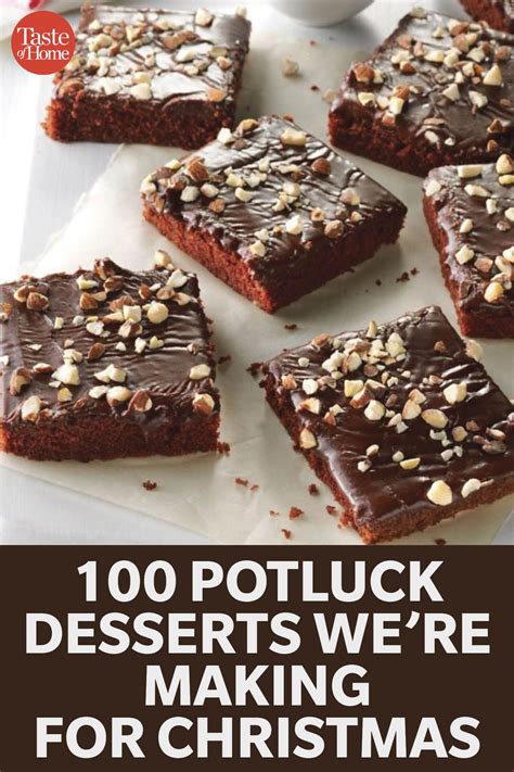 100 Potluck Desserts We're Making for Christmas | Christmas desserts easy, Potluck desserts ...