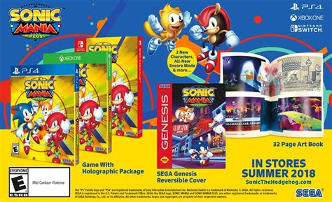 Sonic Mania Plus Announced By SEGA - VGU