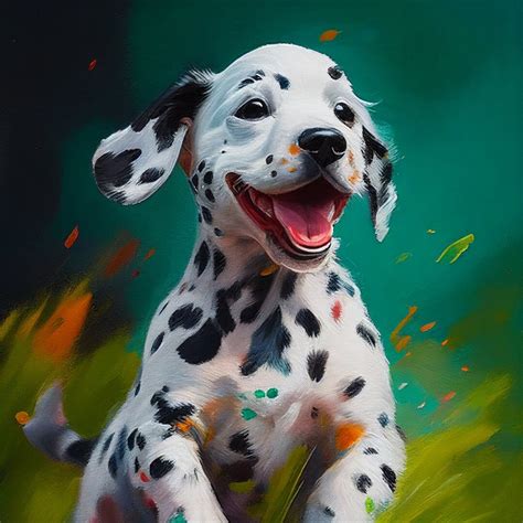 Adorable Dalmatian Puppy: Watercolor Digital Art. High Quality - Etsy