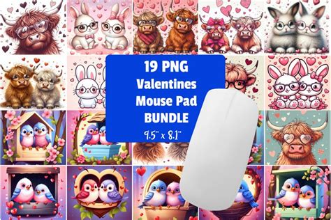 Valentine Mouse Pad Sublimation Bundle