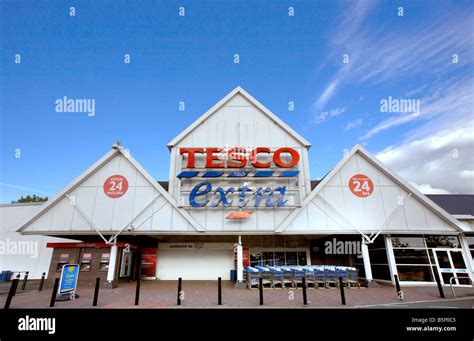 Tesco extra shop hi-res stock photography and images - Alamy