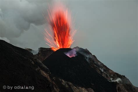 Eruption of volcano Stromboli by adrian rohnfelder - Photo 48547044 / 500px