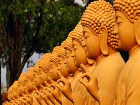 Arahant Statues Cut Out At Buddhist Temple Chen Tien Stock Photo - Download Image Now - iStock