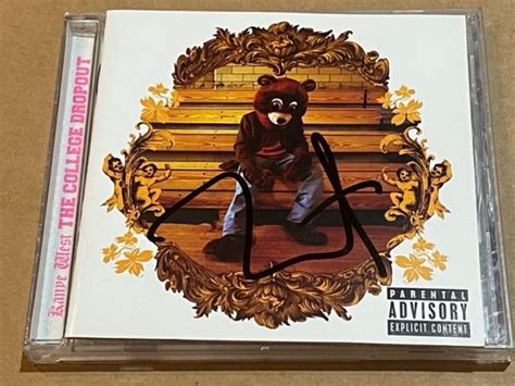 KANYE WEST Signed Autographed College Dropout CD Booklet - Etsy