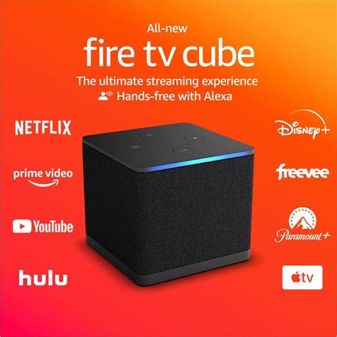 Amazon Fire TV Cube Generasi ke-3 dengan Dolby Atmos/ Vision, AV1, Wi ...