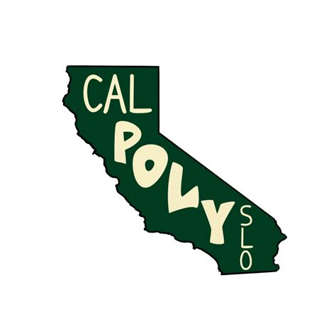 California Cal Poly SLO | Vision board photos, School stickers, Poly