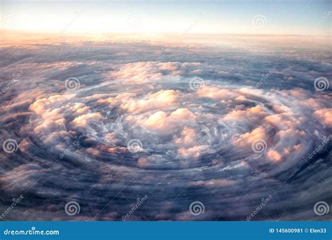 Hurricane Close Up. Satellite View Stock Image - Image of beauty, high: 145600981