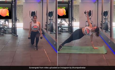 Bhumi Pednekar Lunges Out Of Midweek Blues With A Fiery Fitness Routine in 2024 | Lower body ...