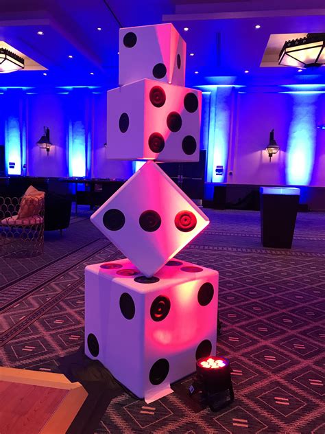 Stacked Dice #decor #casino #rental #prop #event | Christmas 2019 ...