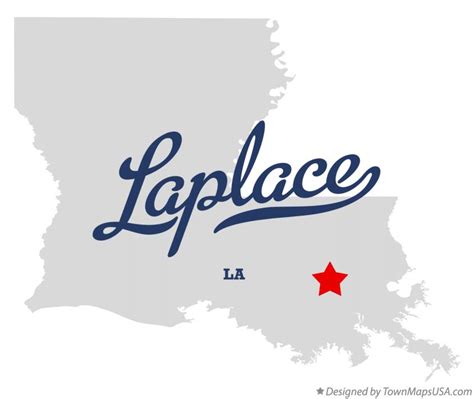 Map of Laplace, LA, Louisiana