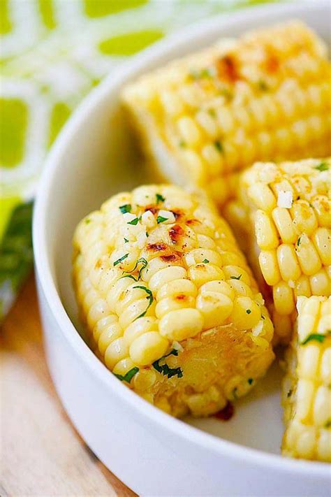 Garlic-Herb Butter Roasted Corn Recipe - Best Crafts and Recipes